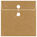 Natural Kraft String-Tie Envelope 6 x 6 - 10/Pk