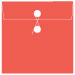 Coral String-Tie Envelope 6 x 6 - 10/Pk