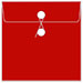 Firecracker Red String-Tie Envelope 6 x 6 - 10/Pk