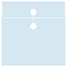 Blue Feather String-Tie Envelope 6 x 6 - 10/Pk