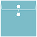 Textured Aquamarine String-Tie Envelope 6 x 6 - 10/Pk