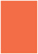 Electric Orange Flat Card 3 1/2 x 5 - 25/Pk