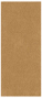 Natural Kraft Flat Card 3 3/4 x 8 3/4 - 25/Pk