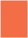Electric Orange Flat Card 5 1/4 x 7 1/4 - 25/Pk