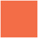 Electric Orange Square Flat Paper 3 1/2 x 3 1/2 - 50/Pk