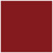 Firecracker Red Square Flat Paper 6 3/4 x 6 3/4 - 50/Pk