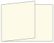 Crest Natural White Fold Away Invitation 5 x 7 - 25/Pk