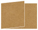 Natural Kraft Fold Away Invitation 5 x 7 - 25/Pk