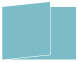 Textured Aquamarine Fold Away Invitation 5 x 7 - 25/Pk