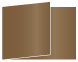 Bronze Fold Away Invitation 5 x 7 - 25/Pk
