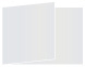 Silver Fold Away Invitation 5 x 7 - 25/Pk