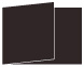 Linen Black Fold Away Invitation 5 x 7 - 25/Pk
