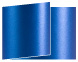 Blue Silk Fold Away Invitation 5 x 7 - 25/Pk