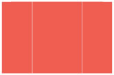 Coral Gate Fold Invitation Style A (5 x 7) - 10/Pk