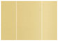 Gold Pearl Gate Fold Invitation Style A (5 x 7) - 10/Pk