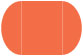Electric Orange Gate Fold Invitation Style C (5 1/4 x 7 1/4) - 10/Pk