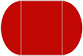 Firecracker Red Gate Fold Invitation Style C (5 1/4 x 7 1/4) - 10/Pk