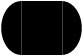 Black Gate Fold Invitation Style C (5 1/4 x 7 1/4) - 10/Pk