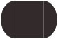 Linen Black Gate Fold Invitation Style C (5 1/4 x 7 1/4) - 10/Pk