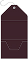 Eggplant Pocket Invitation Style A10 (5 1/4 x 7 1/4) - 10/Pk