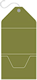 Olive Pocket Invitation Style A10 (5 1/4 x 7 1/4) - 10/Pk