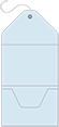 Blue Feather Pocket Invitation Style A10 (5 1/4 x 7 1/4) - 10/Pk