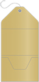 Gold Leaf Pocket Invitation Style A10 (5 1/4 x 7 1/4) - 10/Pk
