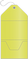 Lime Pocket Invitation Style A10 (5 1/4 x 7 1/4) - 10/Pk
