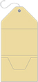 Gold Pearl Pocket Invitation Style A10 (5 1/4 x 7 1/4) - 10/Pk
