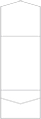 Crest Solar White Pocket Invitation Style A11 (5 1/4 x 7 1/4) - 10/Pk
