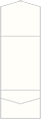 Textured Bianco Pocket Invitation Style A11 (5 1/4 x 7 1/4) - 10/Pk