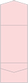 Pink Feather Pocket Invitation Style A11 (5 1/4 x 7 1/4) - 10/Pk