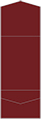 Firecracker Red Pocket Invitation Style A11 (5 1/4 x 7 1/4) - 10/Pk