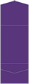 Amethyst Pocket Invitation Style A11 (5 1/4 x 7 1/4) - 10/Pk