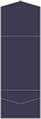 Navy Pocket Invitation Style A11 (5 1/4 x 7 1/4) - 10/Pk