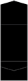 Black Pocket Invitation Style A11 (5 1/4 x 7 1/4) - 10/Pk