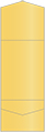 Gold Pocket Invitation Style A11 (5 1/4 x 7 1/4) - 10/Pk