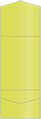 Lime Pocket Invitation Style A11 (5 1/4 x 7 1/4) - 10/Pk