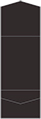 Linen Black Pocket Invitation Style A11 (5 1/4 x 7 1/4) - 10/Pk