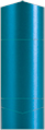 Teal Silk Pocket Invitation Style A11 (5 1/4 x 7 1/4) - 10/Pk