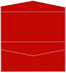 Firecracker Red Pocket Invitation Style A4 (4 x 9) 10/Pk