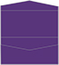 Amethyst Pocket Invitation Style A4 (4 x 9) 10/Pk