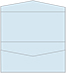 Blue Feather Pocket Invitation Style A4 (4 x 9) 10/Pk