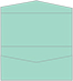 Tiffany Blue Pocket Invitation Style A4 (4 x 9) 10/Pk