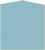 Textured Aquamarine Pocket Invitation Style A4 (4 x 9) 10/Pk