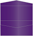 Purple Pocket Invitation Style A4 (4 x 9) 10/Pk