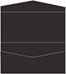 Linen Black Pocket Invitation Style A4 (4 x 9) 10/Pk