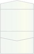 Metallic Aquamarine Pocket Invitation Style A5 (5 3/4 x 8 3/4) 10/Pk