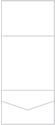 Crest Solar White Pocket Invitation Style A7 (7 1/4 x 7 1/4) 10/Pk