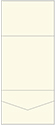 Crest Natural White Pocket Invitation Style A7 (7 1/4 x 7 1/4) 10/Pk